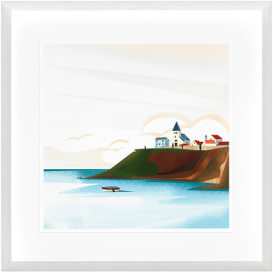 Illustrated Italian Landscape VII