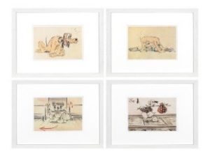Mickey, Pluto, Donald, 