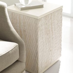 CARVED IN STONE SIDE TABLE